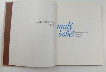 Josef Věromír Pleva: Malý Bobeš