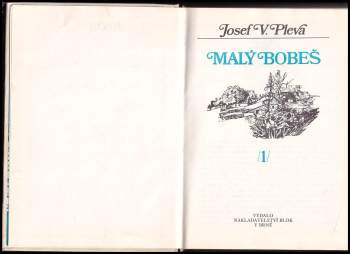 Josef Věromír Pleva: Malý Bobeš