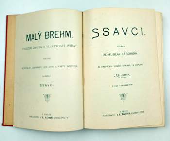 Bohuslav Záborský: Malý Brehm - Ssavci