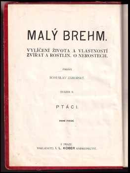 Bohuslav Záborský: Malý Brehm