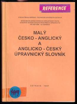 Malý česko-anglický a anglicko-český úpravnický slovník
