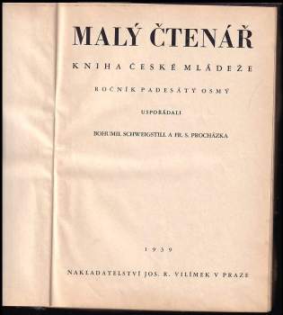 František Serafínský Procházka: Malý čtenář