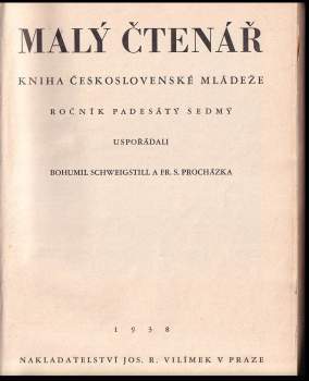 František Serafínský Procházka: Malý čtenář