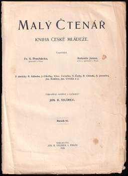 Malý Čtenář - Kniha české mládeže ročník 45.
