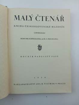 Bohumil Schweigstill: Malý čtenář - ročník 55.