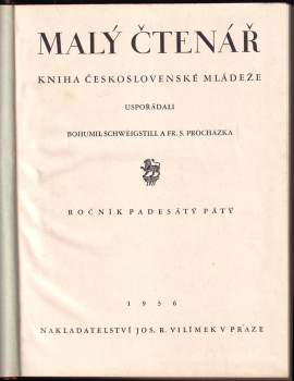 František Serafínský Procházka: Malý čtenář - ročník 55.
