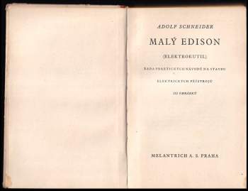 Adolf Schneider: Malý Edison