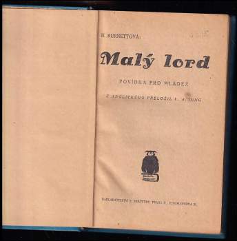 Frances Hodgson Burnett: Malý lord