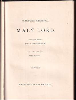 Frances Hodgson Burnett: Malý lord