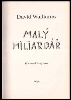 David Walliams: Malý miliardář