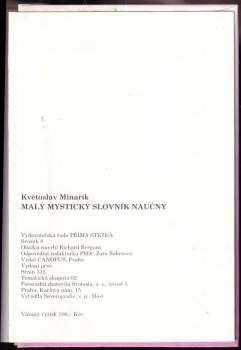 Květoslav Minařík: Malý mystický slovník naučný