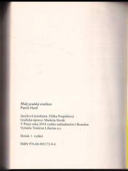 Patrik Hartl: Malý pražský erotikon
