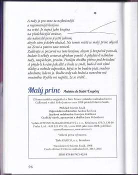 Antoine de Saint-Exupéry: Malý princ