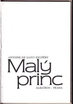 Antoine de Saint-Exupéry: Malý princ