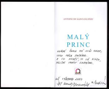Antoine de Saint-Exupéry: Malý princ