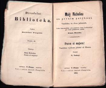 Gustav von Moser: Malý Richelieu na prvním potýkání