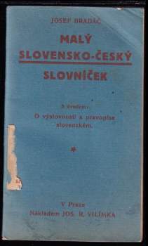 Malý slovensko-český slovníček