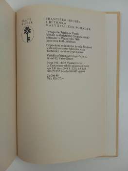 František Hrubín: Malý špalíček pohádek