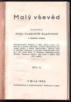 Malý vševěd v otázkách a odpovědích