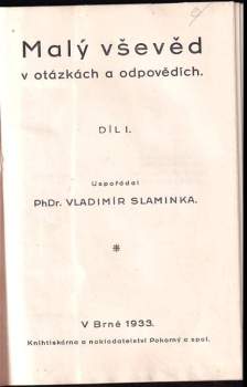 Malý vševěd v otázkách a odpovědích
