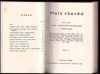 Malý vševěd v otázkách a odpovědích: Díl 1-2