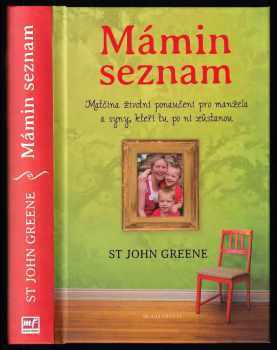 Mámin seznam : matčina životní ponaučení pro manžela a syny, kteří tu po ní zůstanou - St John Greene, Rachel Murphy (2012) - ID: 432646