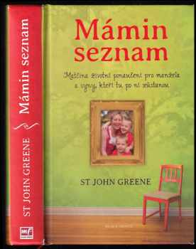 Mámin seznam : matčina životní ponaučení pro manžela a syny, kteří tu po ní zůstanou - St John Greene, Rachel Murphy (2012, Mladá fronta) - ID: 437179