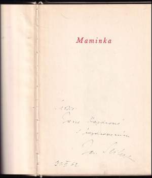Jaroslav Seifert: Maminka