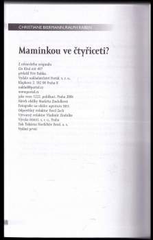 Christine Biermann: Maminkou ve čtyřiceti?