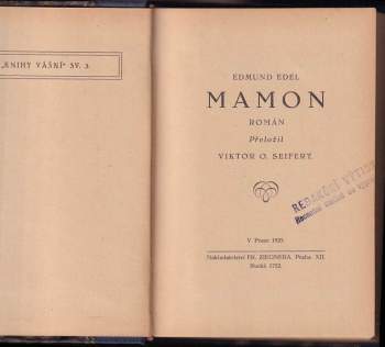 Edmund Edel: Mamon