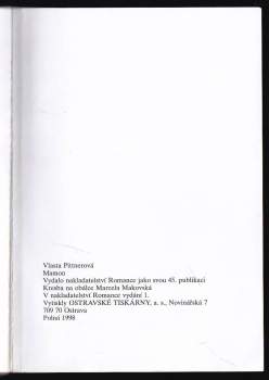 Vlasta Pittnerová: Mamon
