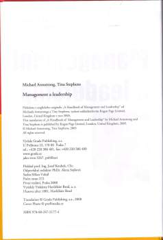 Michael Armstrong: Management a leadership
