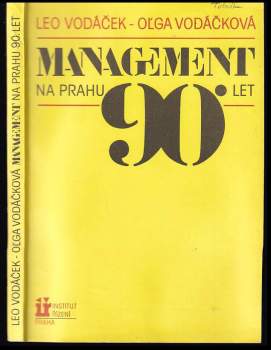 Leo Vodáček: Management na prahu 90. let