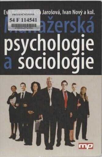Manažerská psychologie a sociologie