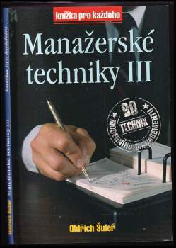 Manažerské techniky : 3