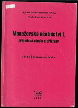 Manažerské účetnictví I