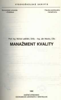Manažment kvality