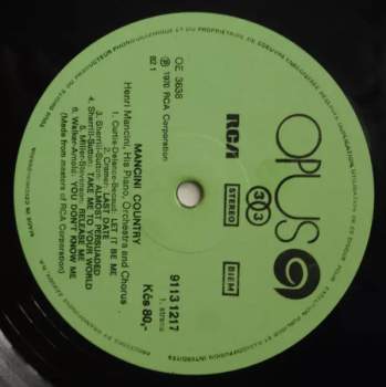 Henry Mancini And His Orchestra And Chorus: Mancini Country