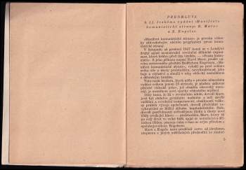Karl Marx: Manifest komunistické strany ; Stanovy Svazu komunistů ; Dějiny Svazu komunistů