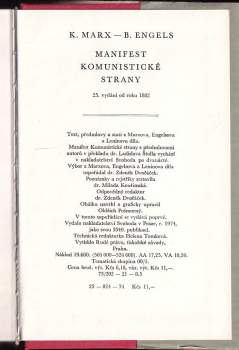 Vladimir Il'jič Lenin: Manifest komunistické strany