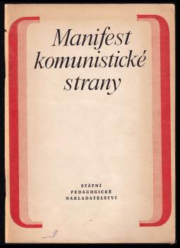 Karl Marx: Manifest komunistické strany