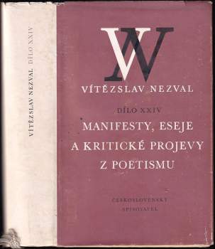 Manifesty, eseje a kritické projevy z poetismu
