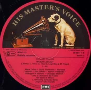 Giacomo Puccini: Manon Lescaut (2xLP + BOX + INSERT)