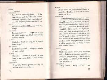Manon Lescaut : hra o sedmi obrazech