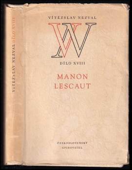 Vítězslav Nezval: Manon Lescaut