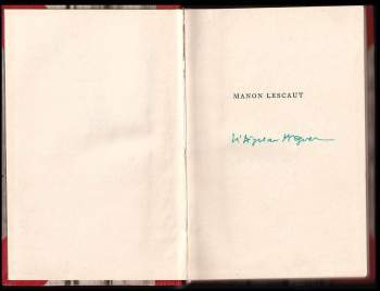 Vítězslav Nezval: Manon Lescaut