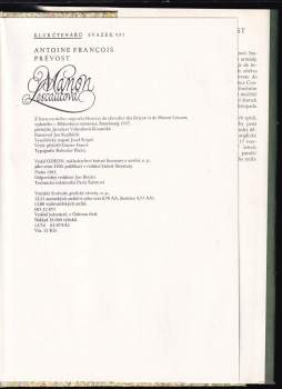 Antoine François Prévost: Manon Lescautová