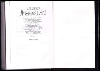 Jane Austen: Mansfieldské panství
