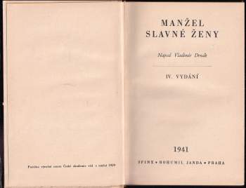 Vladimír Drnák: Manžel slavné ženy