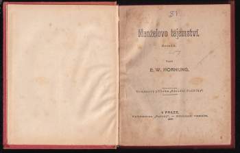 E. W Hornung: Manželovo tajemství